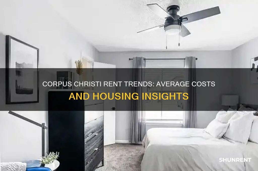 what is the average rent in corpus christi texas