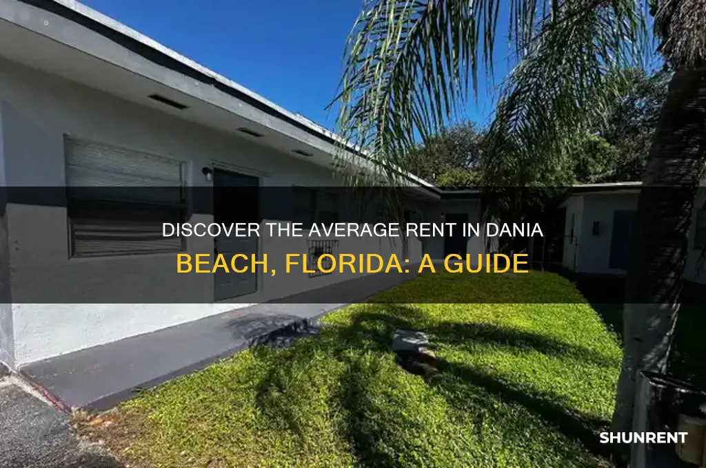what is the average rent in dania beach florida