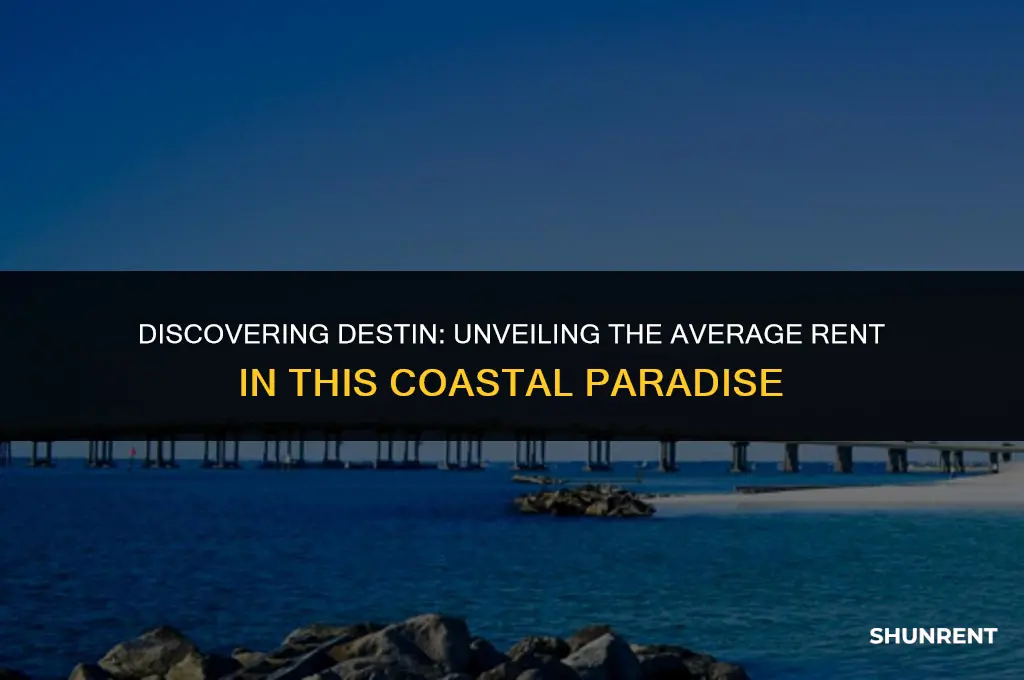what is the average rent in destin