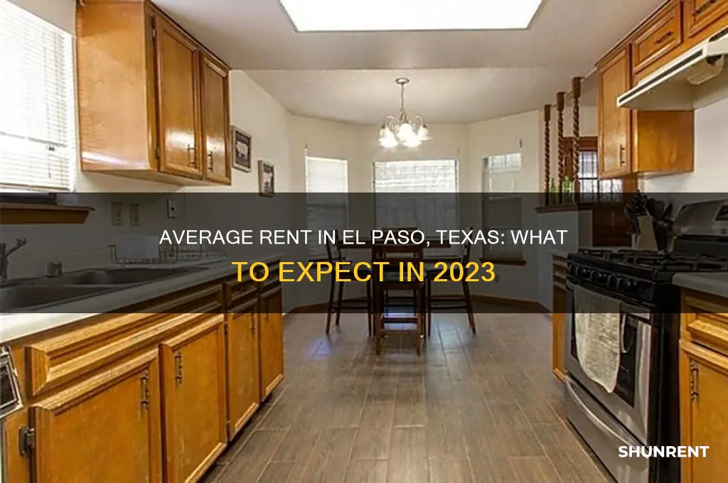 what is the average rent in el paso texas