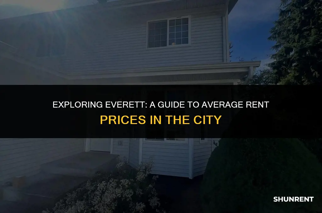 what is the average rent in everett