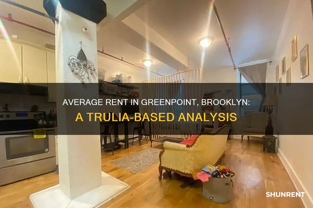 what is the average rent in greenpoint brooklyn truillia