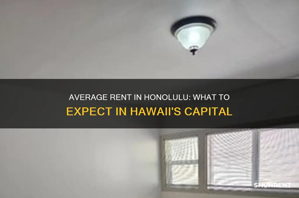 what is the average rent in honolulu hawaii