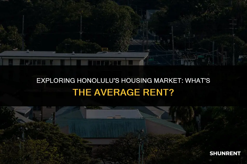 what is the average rent in honolulu