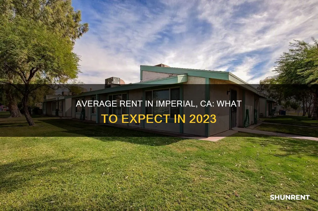 what is the average rent in imperial ca