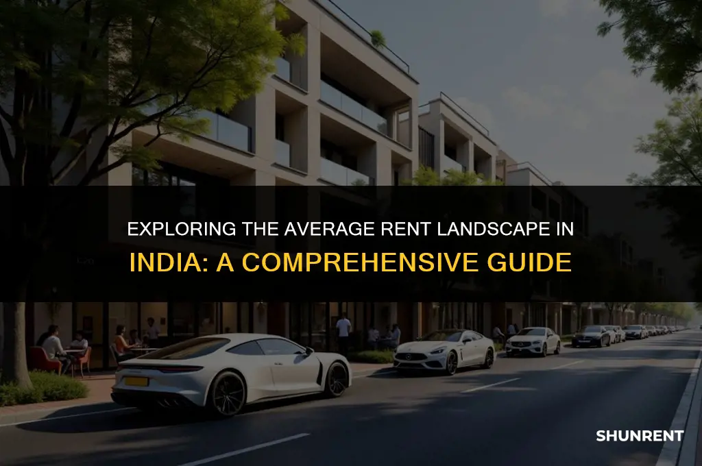 what is the average rent in india