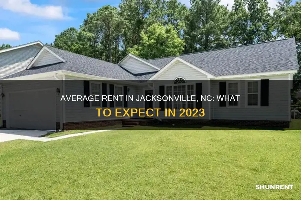 what is the average rent in jacksonville north carolina