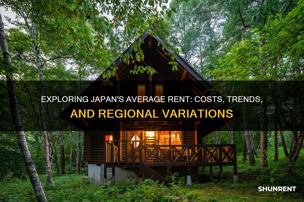what is the average rent in japan