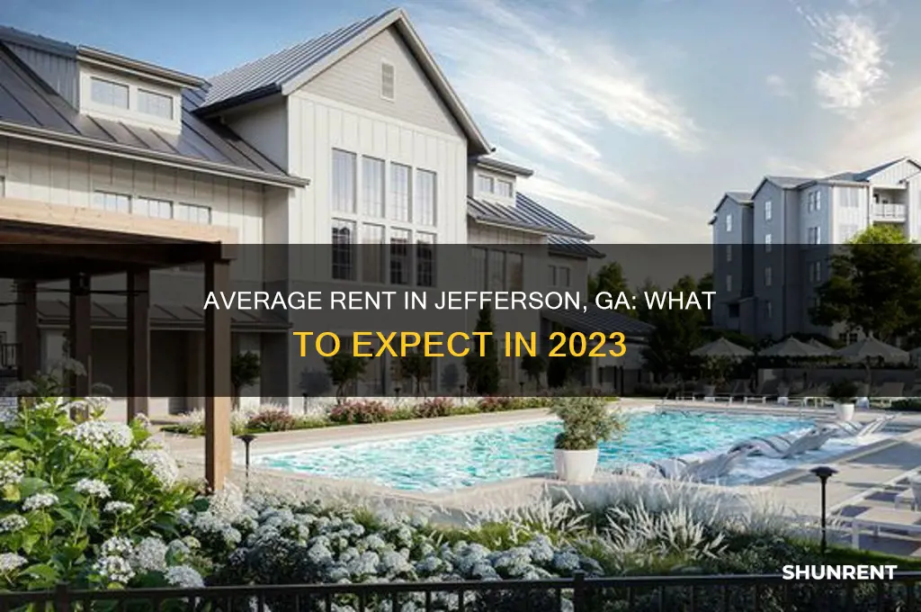 what is the average rent in jefferson ga