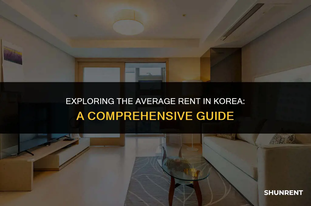 what is the average rent in korea
