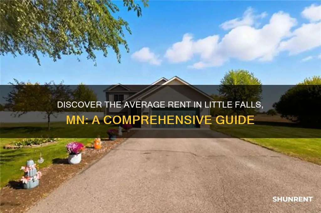 what is the average rent in little falls mn