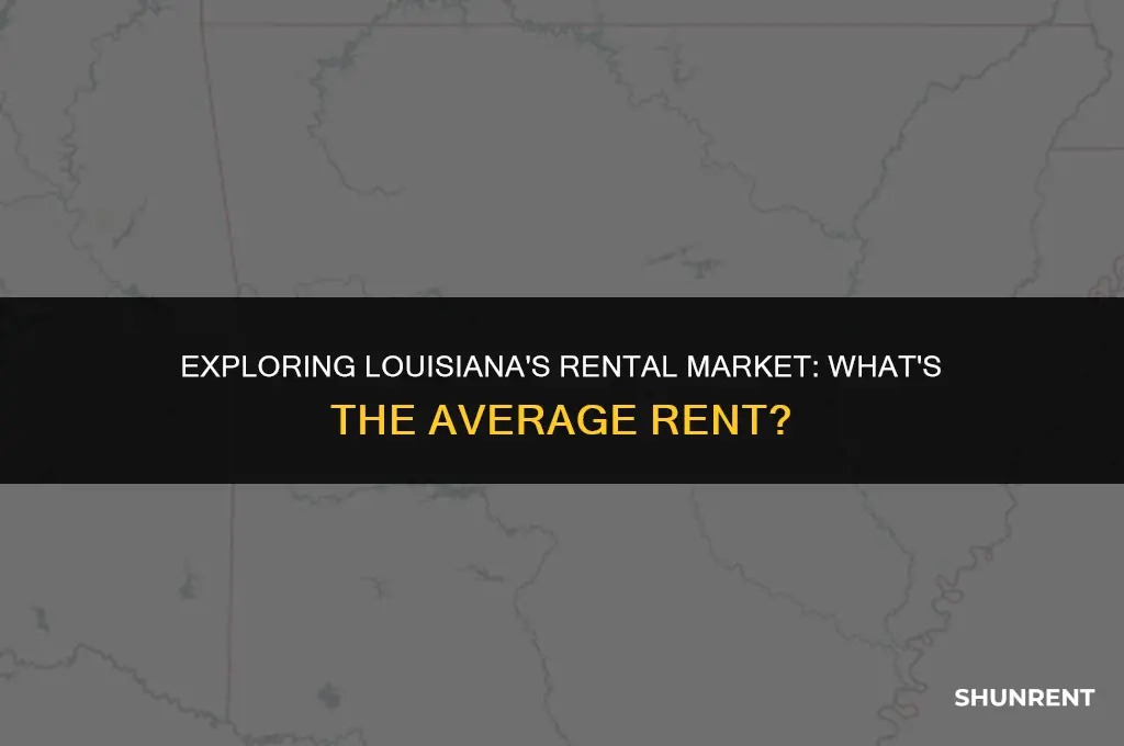 what is the average rent in louisiana