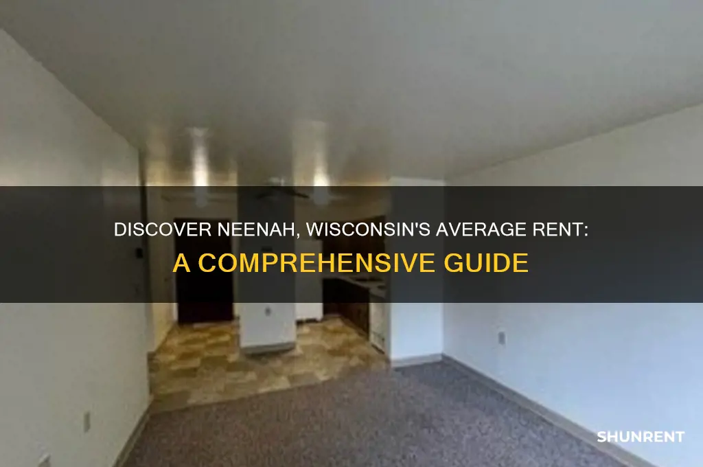 what is the average rent in neenah wisconsin
