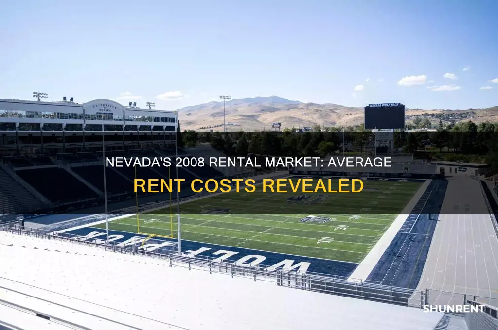 what is the average rent in nevada year 2008