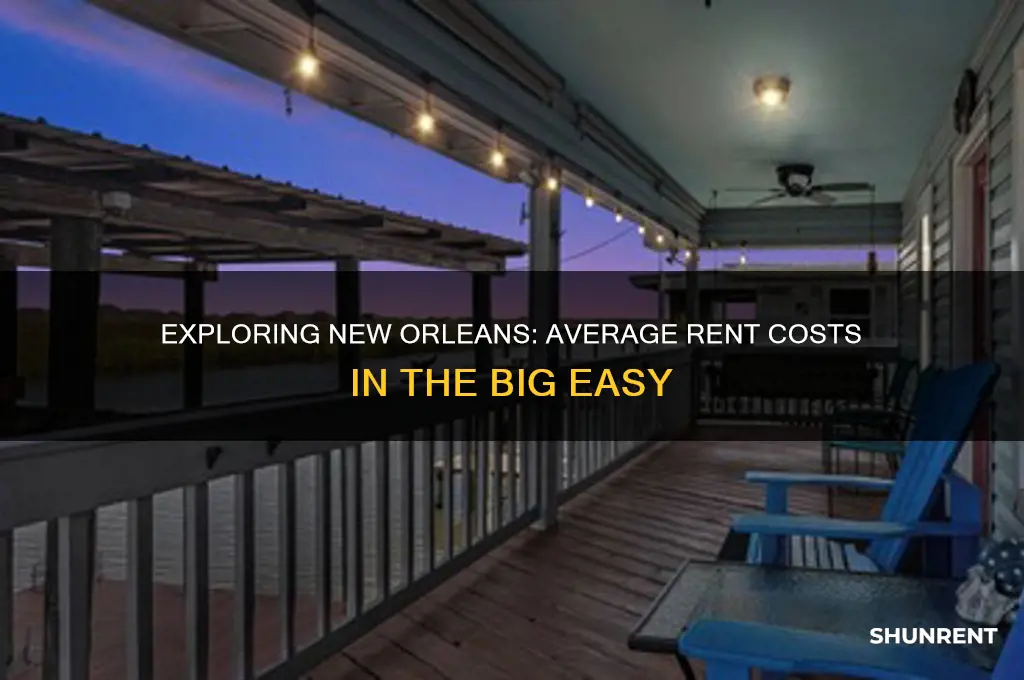 what is the average rent in new orleans