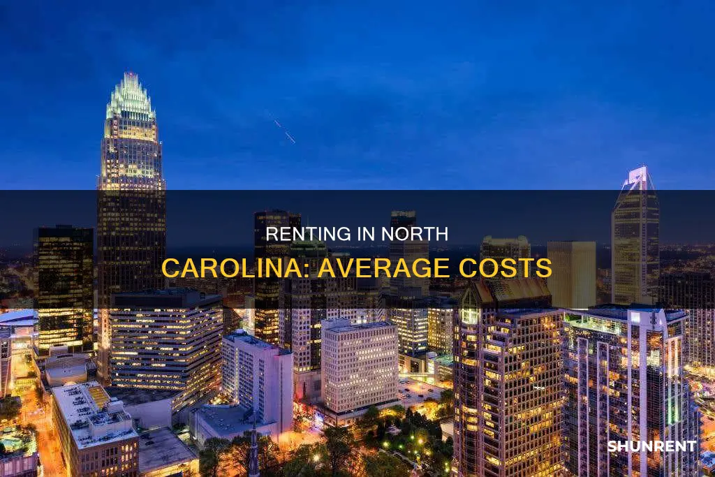 what is the average rent in north carolina