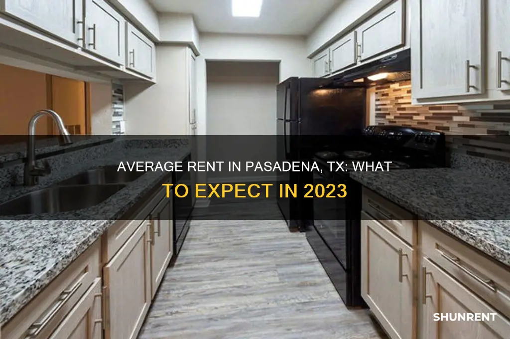 what is the average rent in pasadena tx