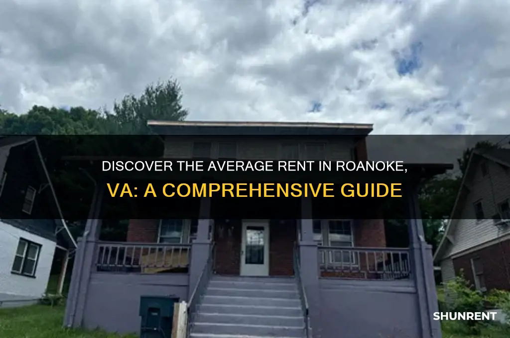 what is the average rent in roanoke va