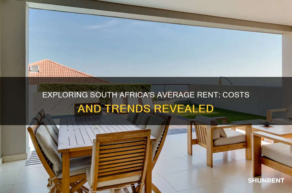 what is the average rent in south africa