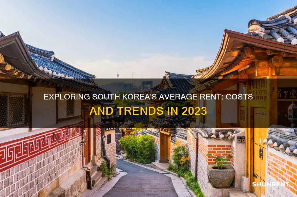 what is the average rent in south korea