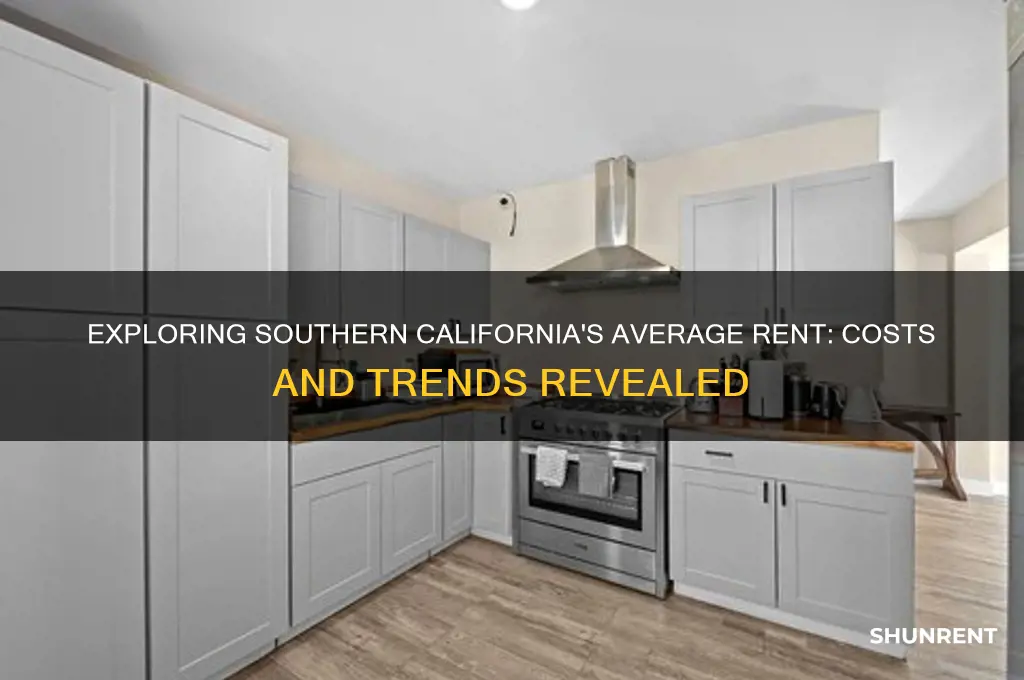 what is the average rent in southern california