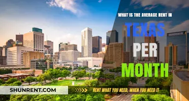 Average Monthly Rent in Texas: What to Expect in 2023