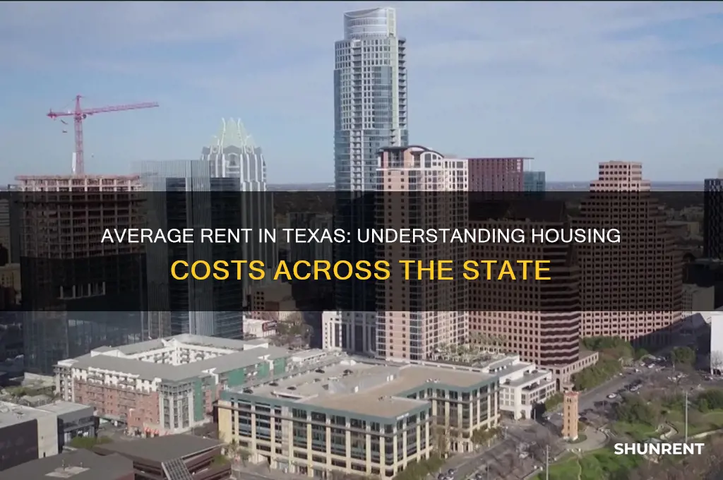 what is the average rent in texas