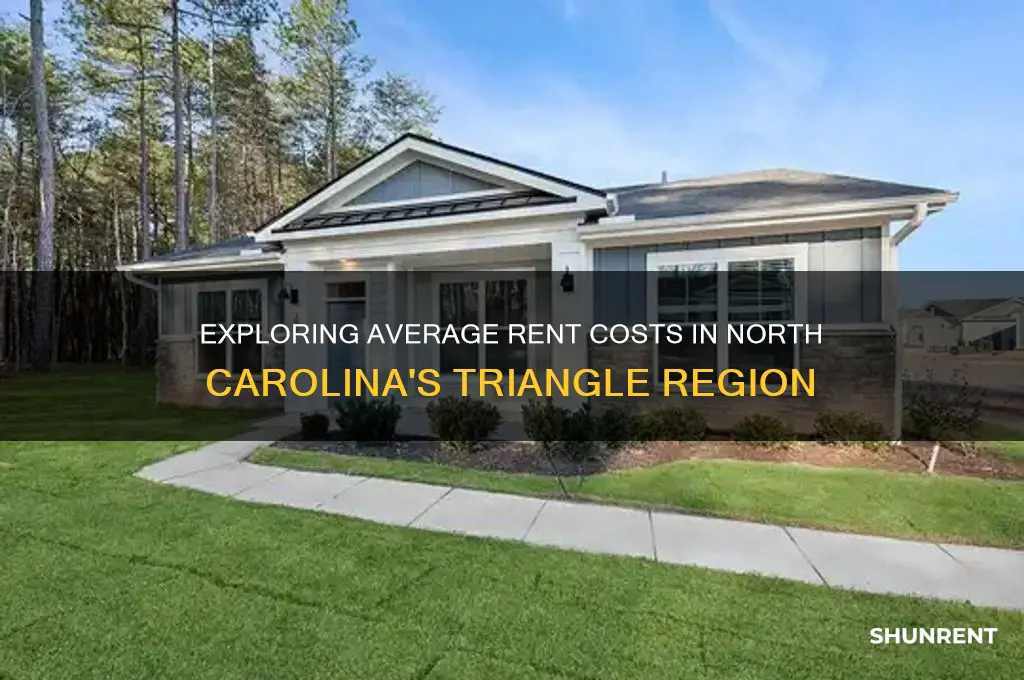 what is the average rent in the nc triangle