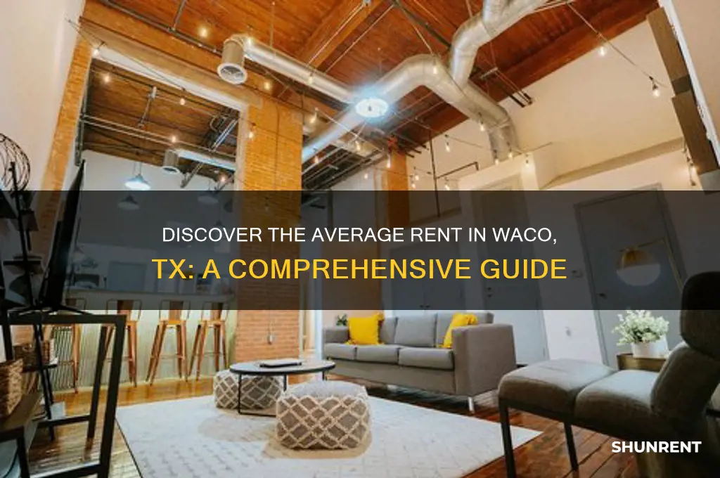what is the average rent in waco tx