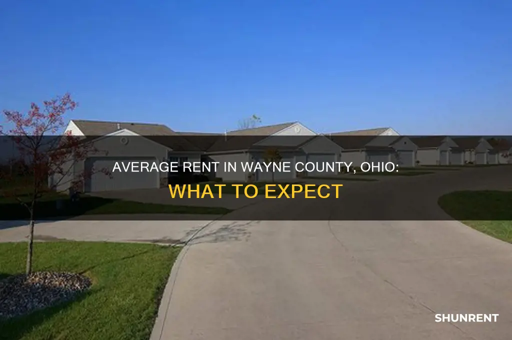 what is the average rent in wayne county ohio