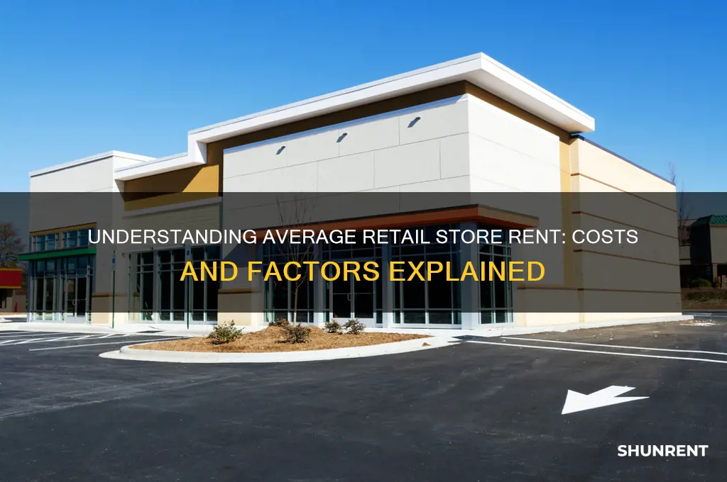 what is the average rent on a retail store