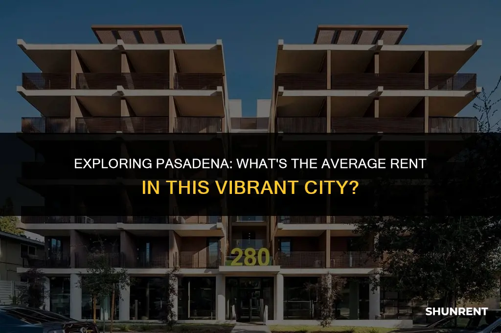 what is the average rent pasadena ca