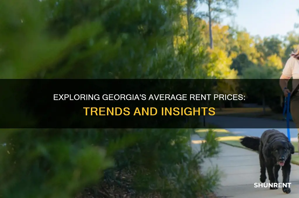 what is the average rent price in georgia