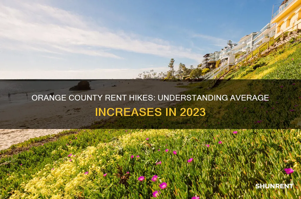 what is the average rent raise in orange county california