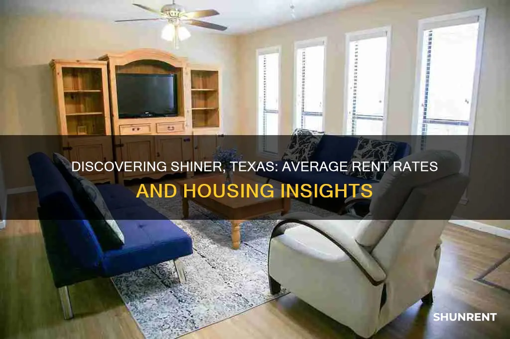 what is the average rent rate for shiner texas