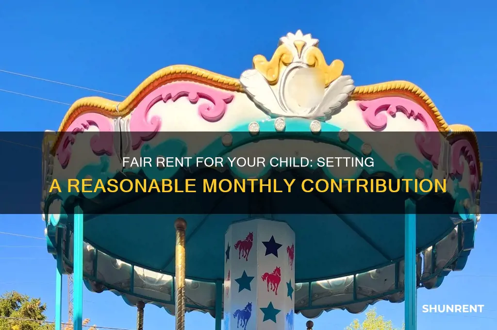 what is the average rent to charge your child