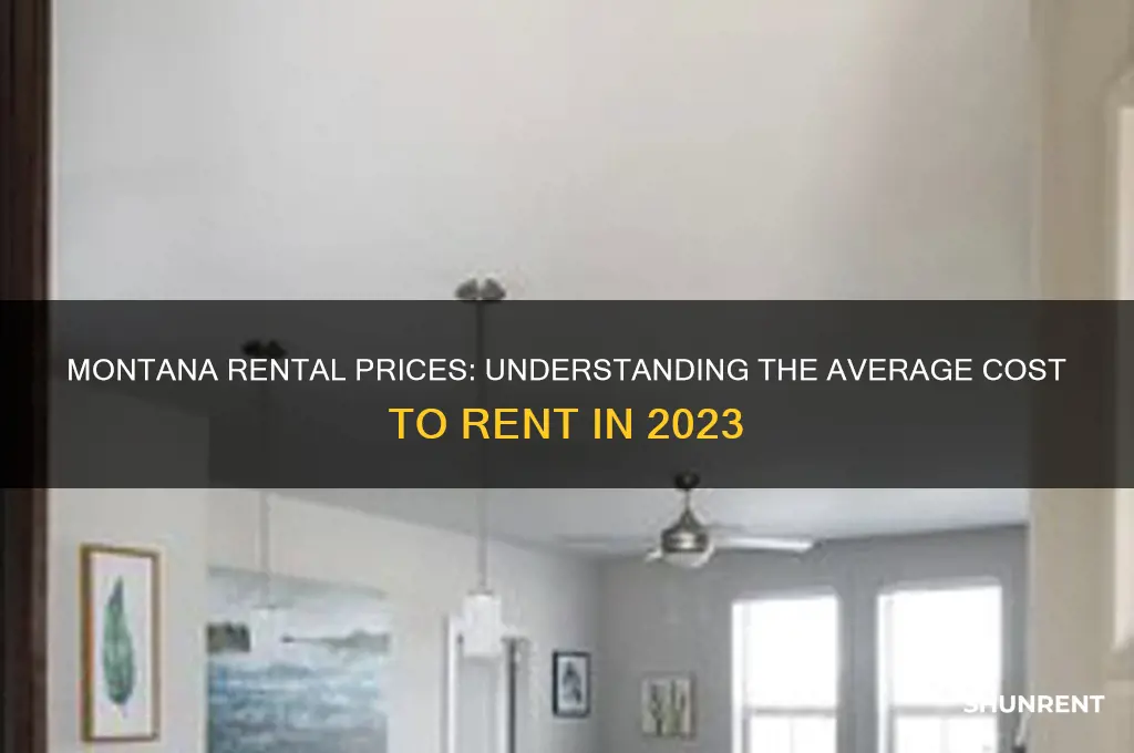 what is the average renting price in montana