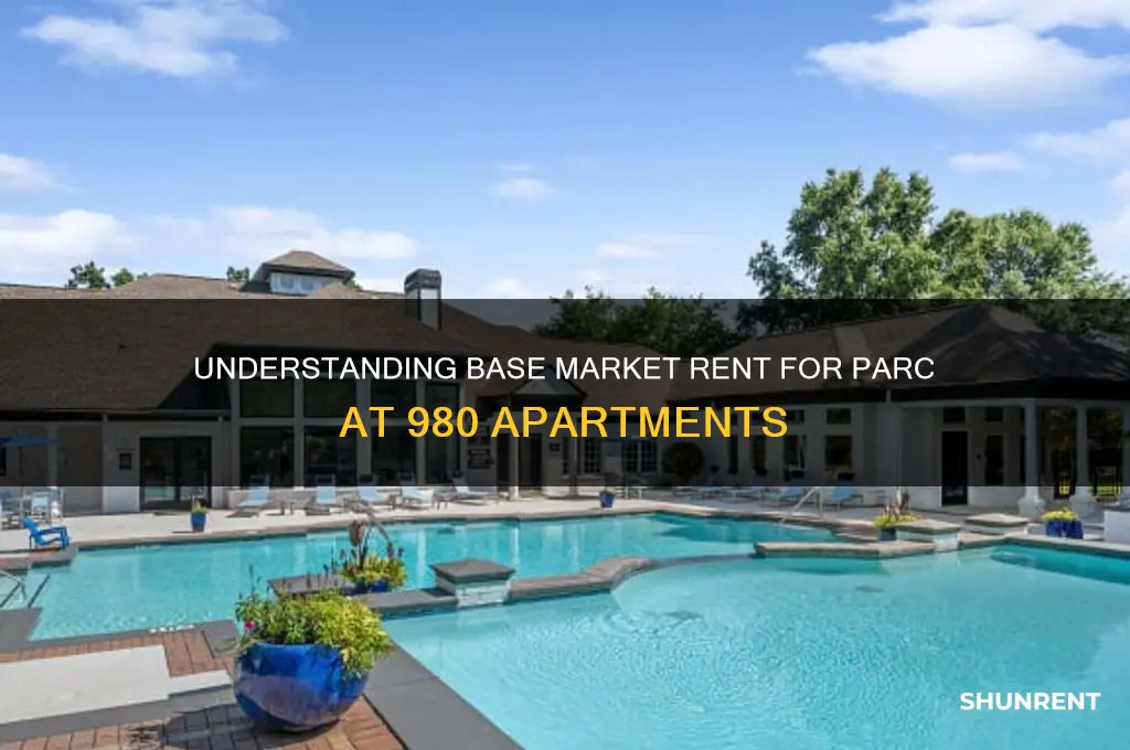 what is the base market rent for parc at 980