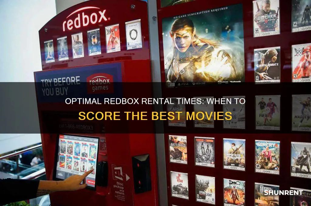 what is the best time of day to rent redbox