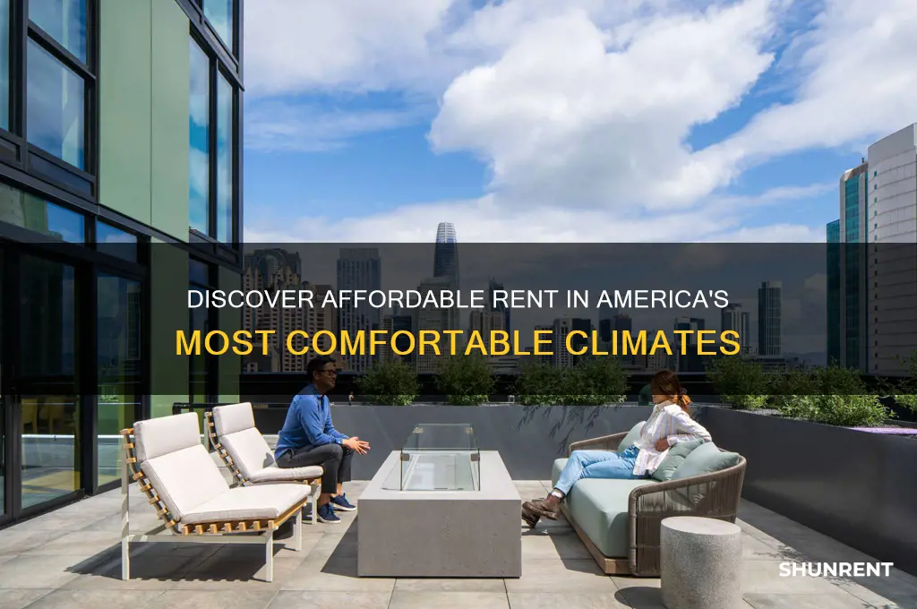 what is the best us climate with affordable rent
