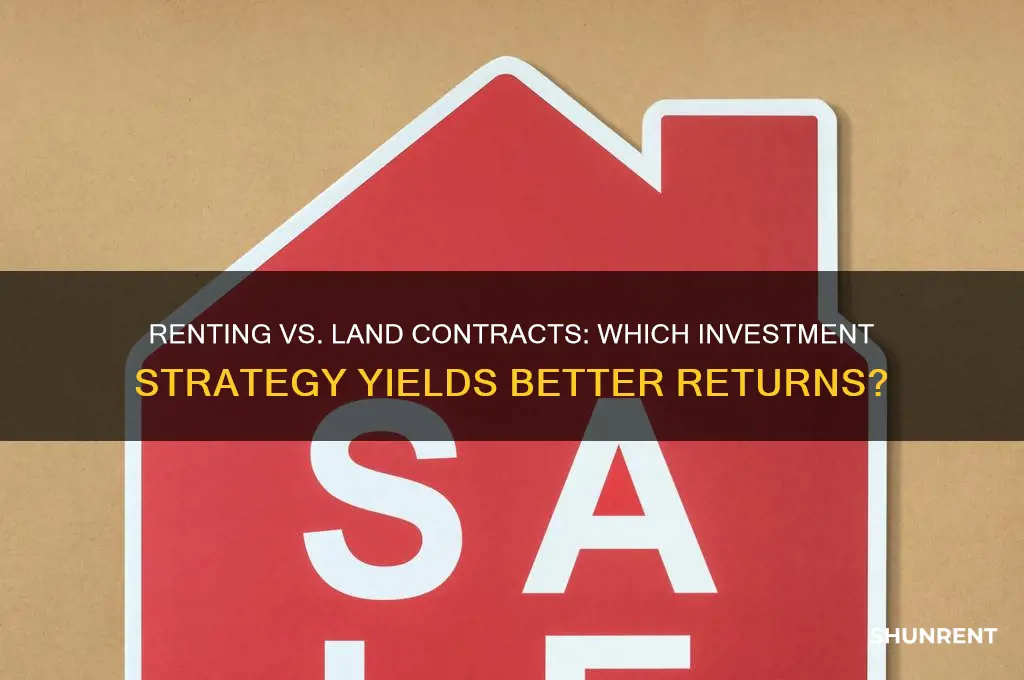 what is the better investment renting or land contract