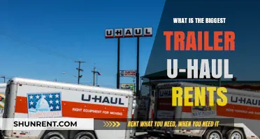Discover U-Haul's Largest Trailer Rental for Your Moving Needs