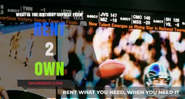 Rent 2 Own's Birthday Surprise: Unveiling the Perfect Gift for You