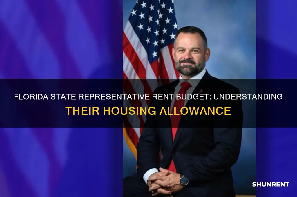 what is the budget of florida state representative for rent