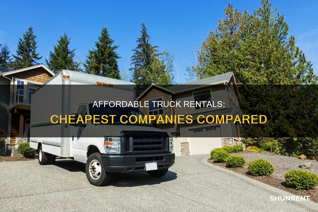 what is the cheapest company to rent a truck from