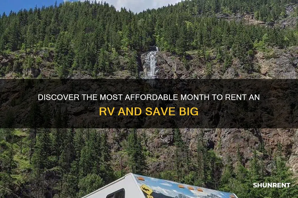 what is the cheapest month to rent an rv