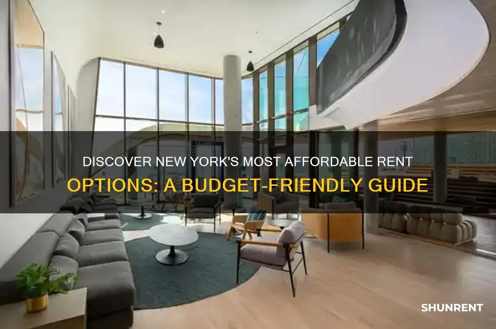 what is the cheapest rent in new york