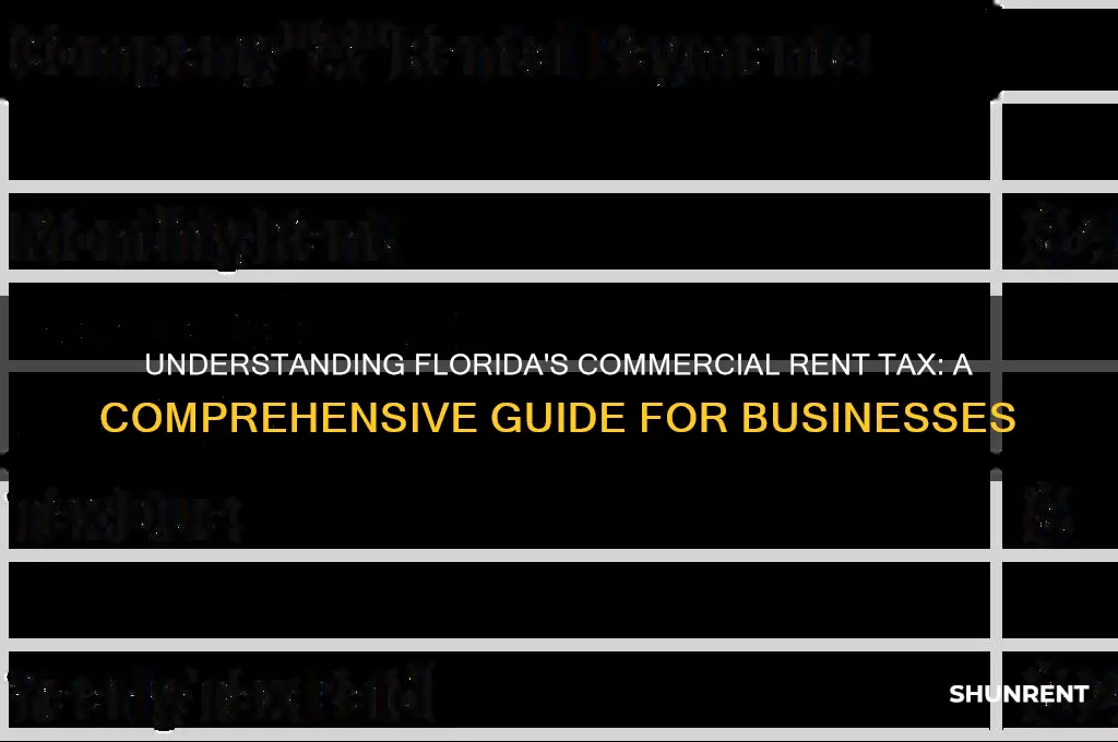 what is the commercial rent tax in florida