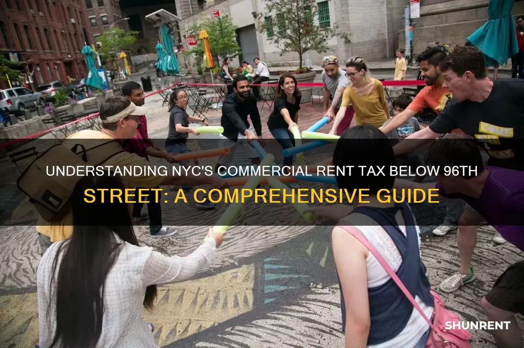what is the commercial rent tax south of 96th street