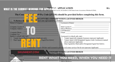 Application Fee for Rent: Proper Wording and Best Practices Explained
